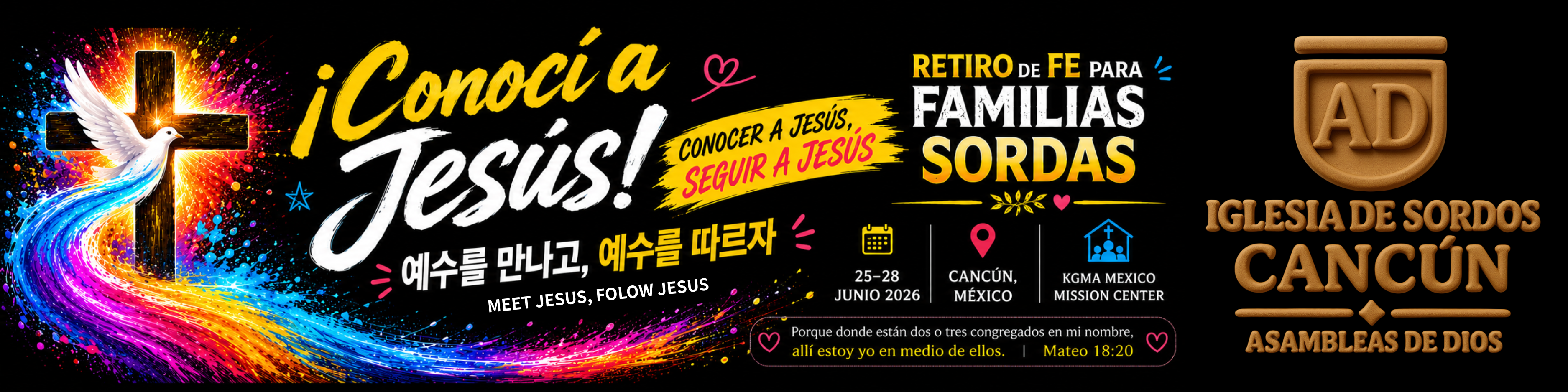 ¡Conocí a Jesús! — Retiro de Fe para Familias Sordas